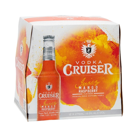 CRUISER-FREE-ZERO-SUGAR-MANGO-RASPBERRY-4.6%-275ML-BTL-PACK-OF-4