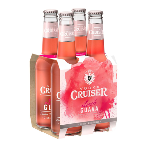 CRUISER-LUSH-GUAVA-4.6%-275ML-BTL-PACK-OF-4