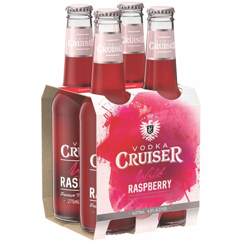 CRUISER-WILD-RASPBERRY-4.6%-275ML-BTL-PACK-OF-4