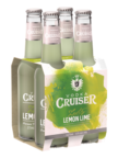 CRUISER-ZESTY-LEMON-LIME-275ML-BTL-4.6%-PACK-OF-4