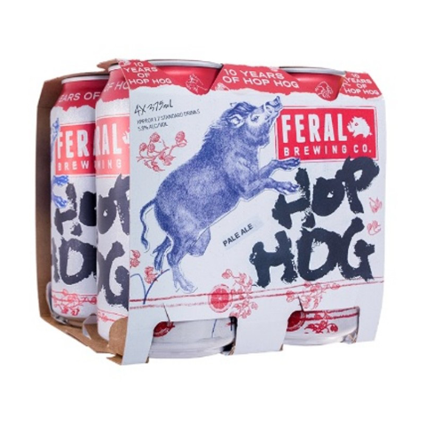 FERAL-HOP-HOG-PALE-ALE-375ML-5.8%-PACK-OF-4