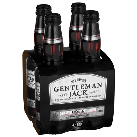 GENTLEMAN-JACK-6.0%-330ML-BTL-PACK-OF-4