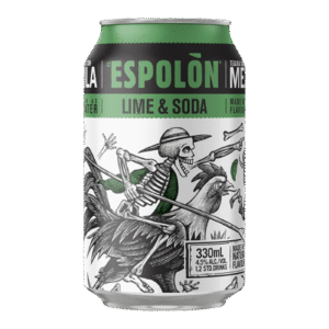 ESPOLON SPARKLING LIME & SODA Cans 330ML