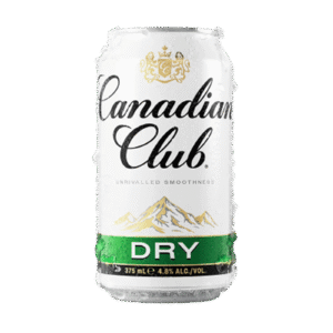 CAN CLUB & DRY ZERO 4.8% 375ML